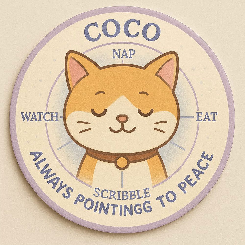 Coco’s Fridge Magnet